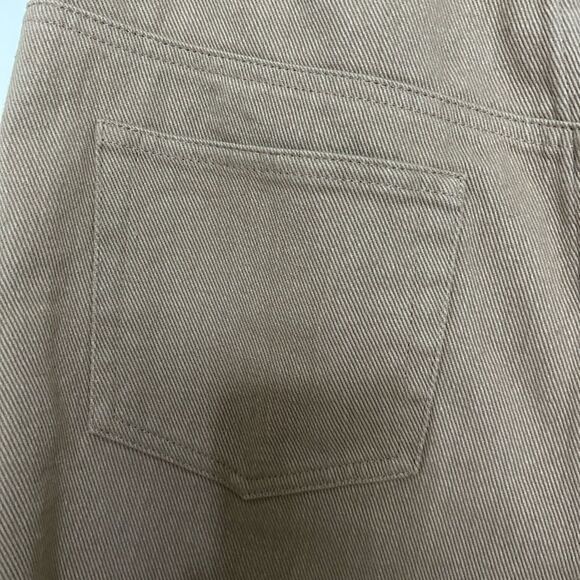 Papermoon Women’s Selma Tan Two Toned Color Block Shorts Size Large NWT - Picture 4 of 12